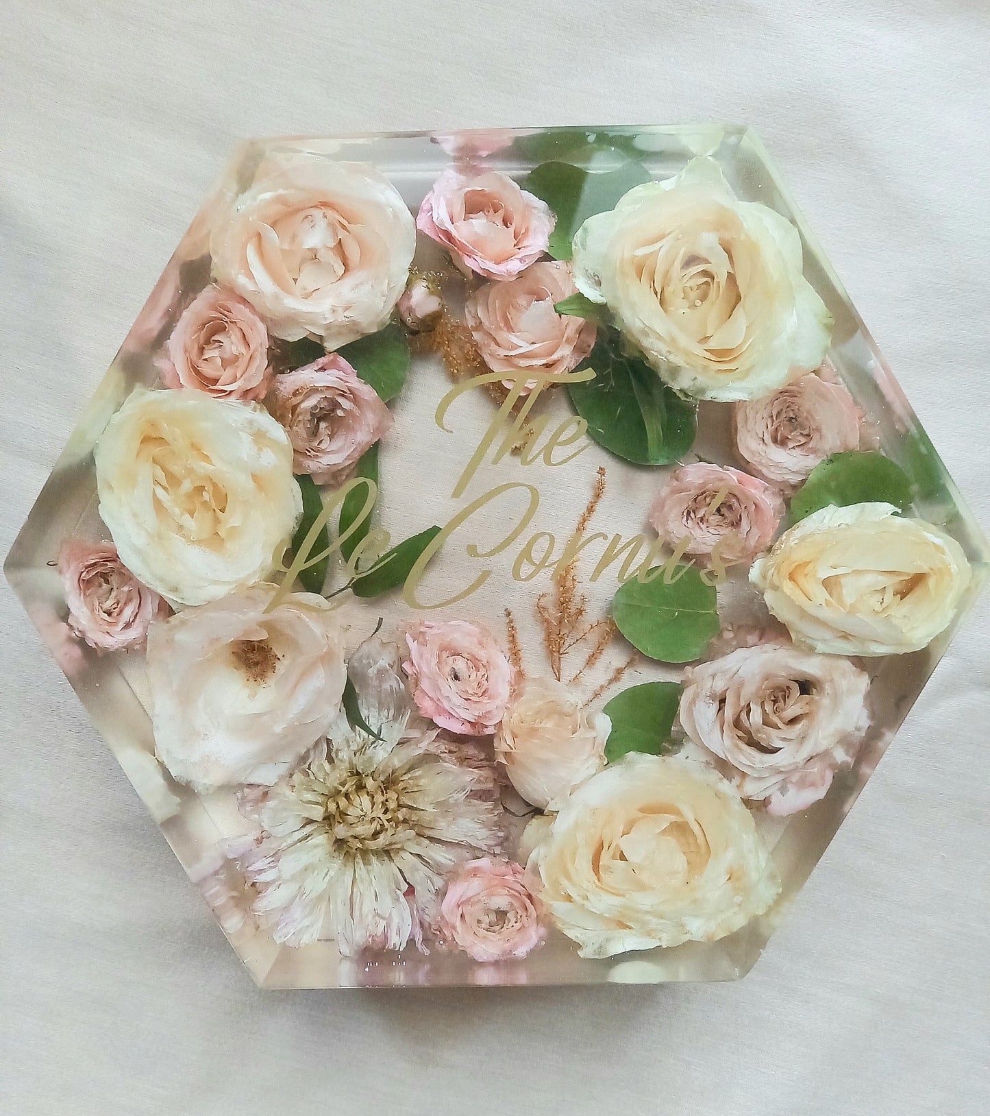 Floral Hexagon - Various Sizes