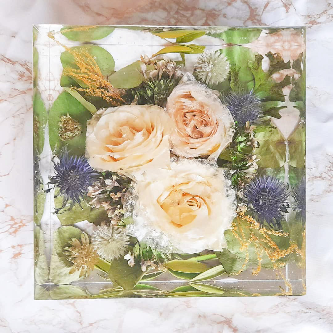 15cm Floral Art Blocks