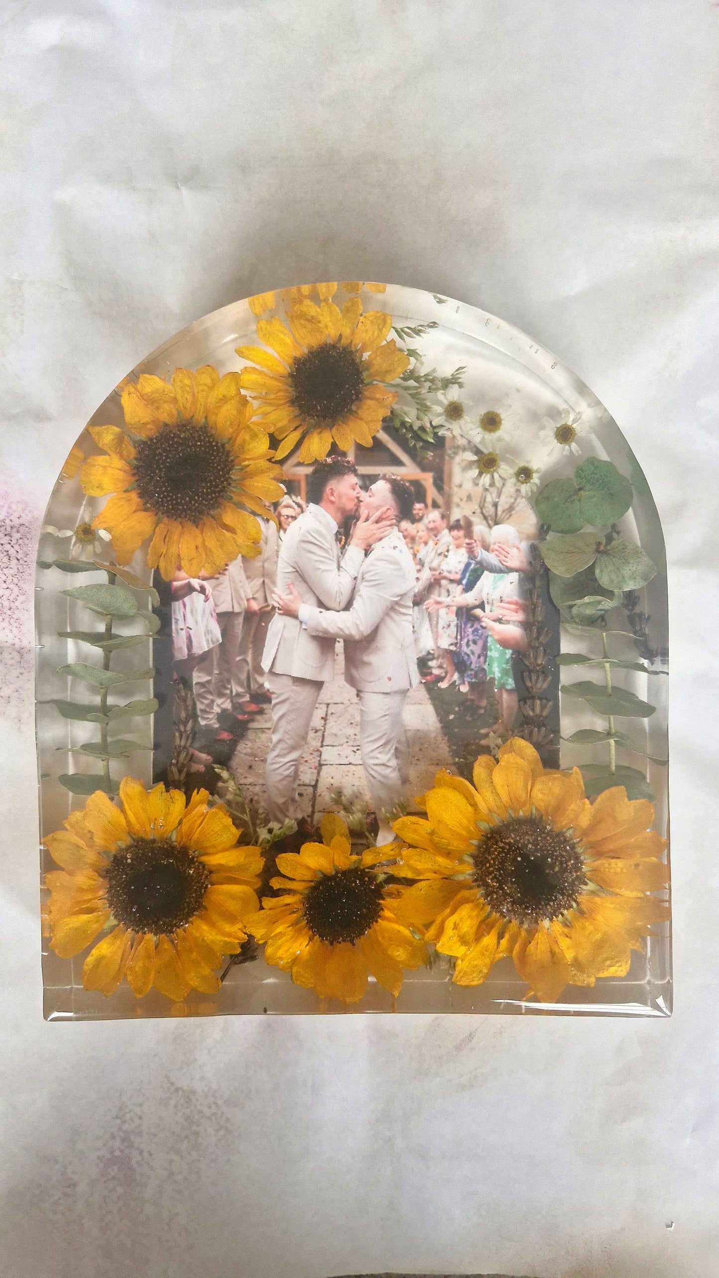 Arch Photo Flower Frame