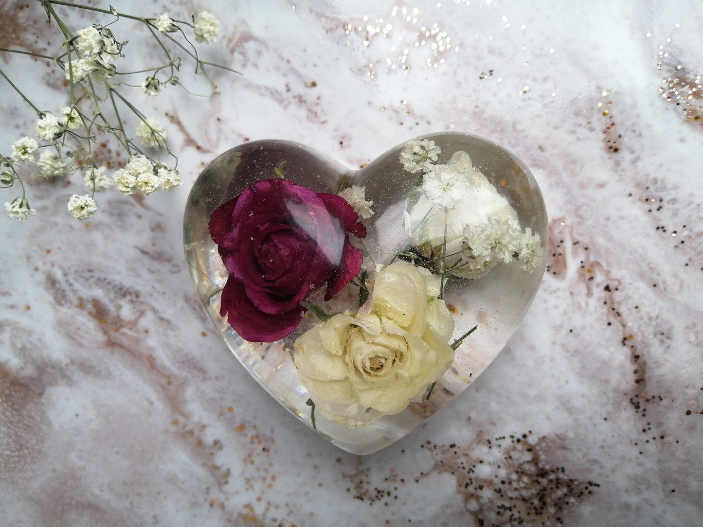 Flower Puffy Heart a Keepsake