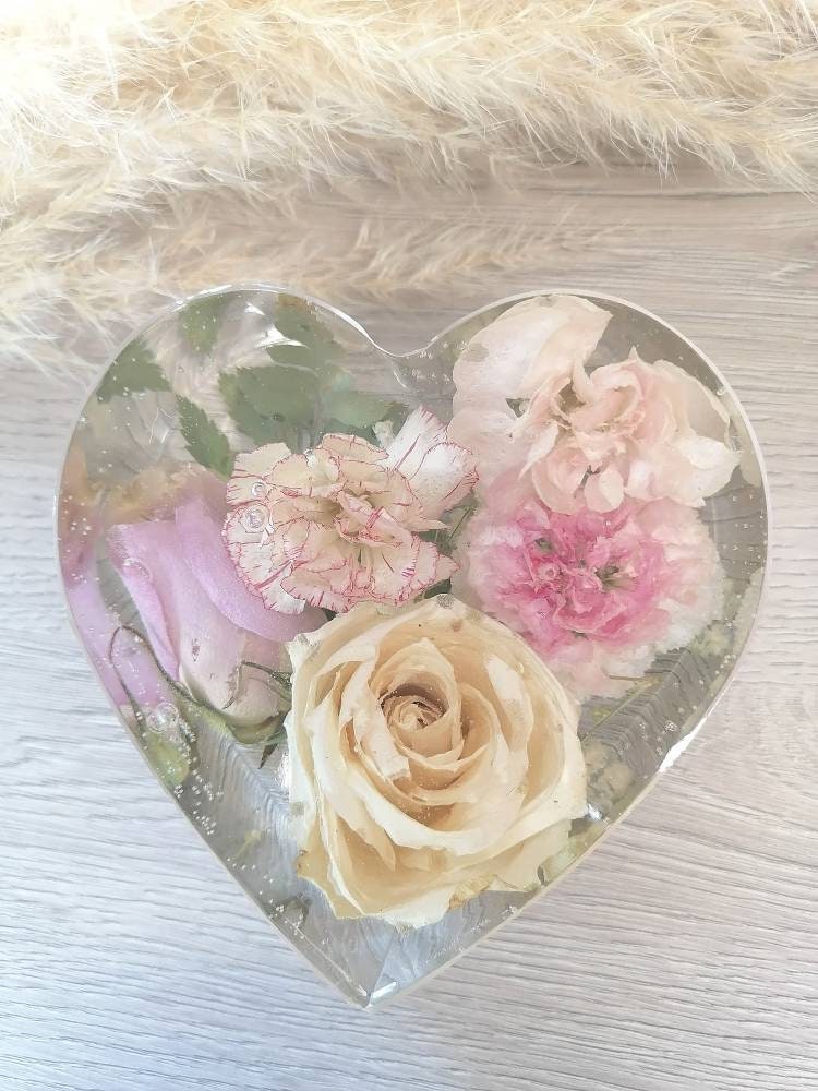 10cm Floral Heart