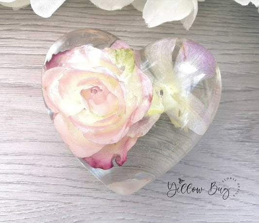 Flower Puffy Heart a Keepsake