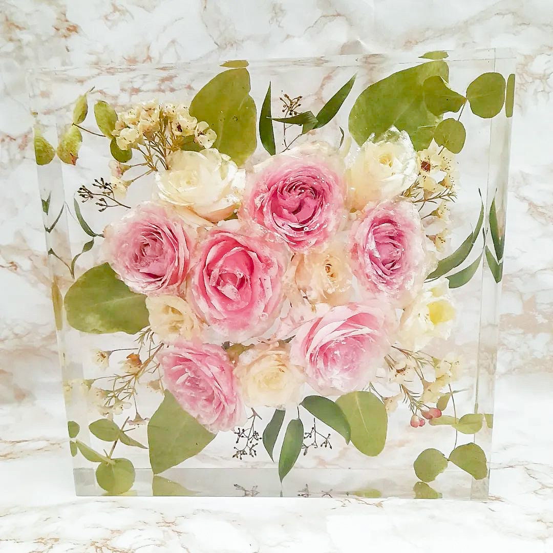 25cm Floral Art Block